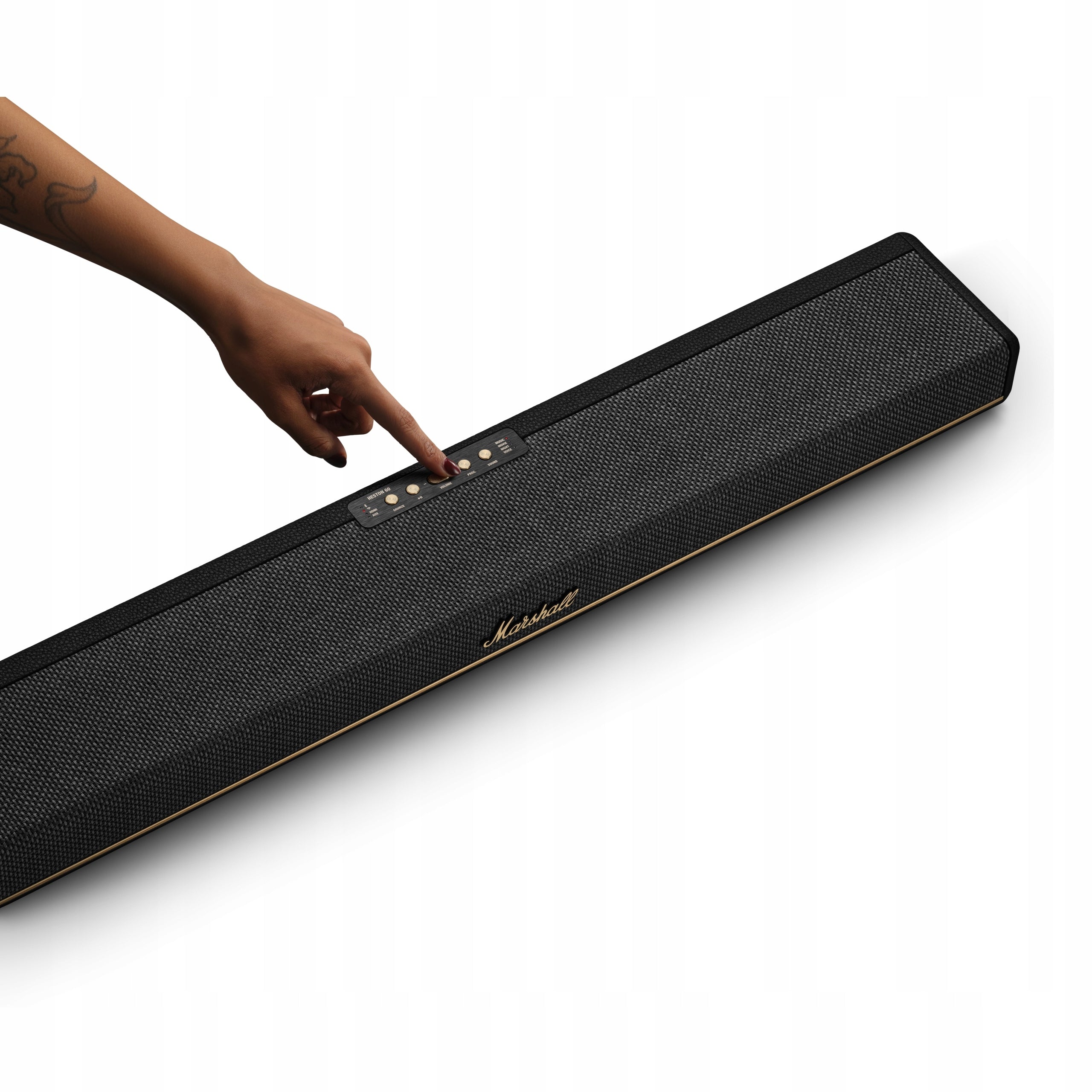MARSHALL SOUNDBAR HESTON 60 BLACK DOLBY ATMOS BLUETOOTH eARC APP Model Heston 60