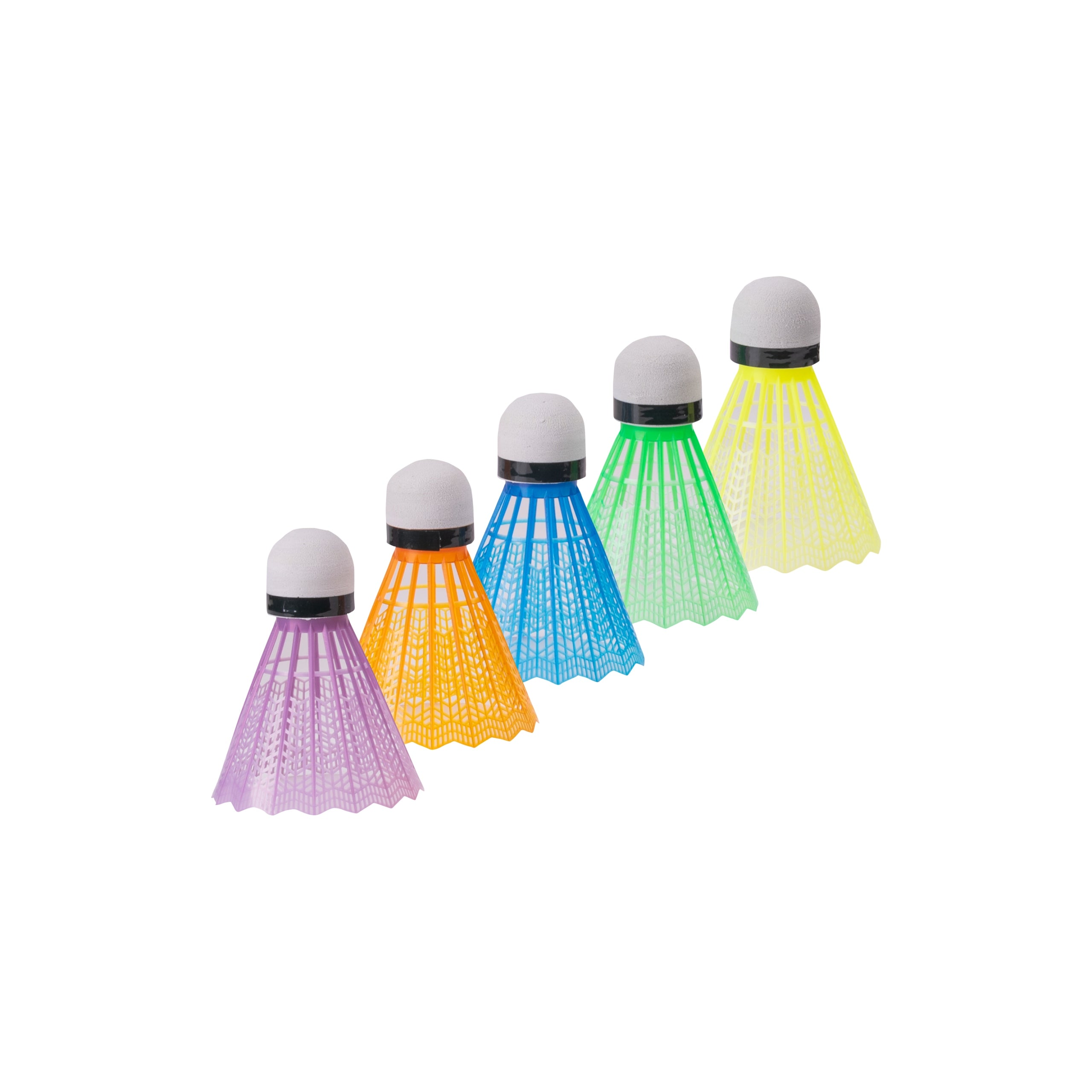 MARTES SET OF DARTS five pieces FOR BADMINTON DARTS colorful RAINBO 5 pieces Manufacturer code M000280505
