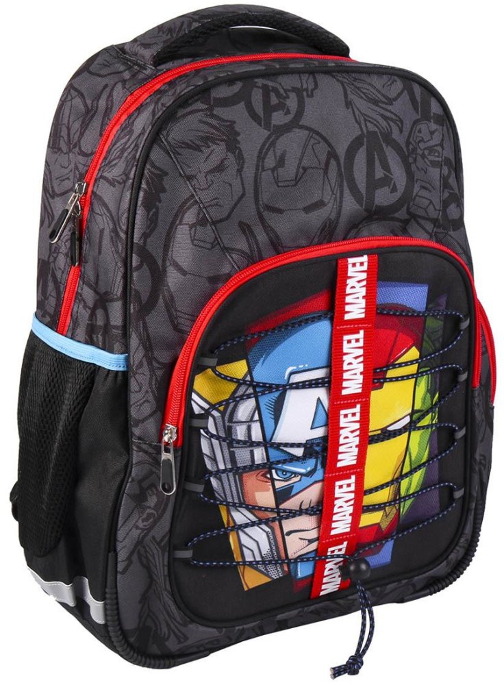 MARVEL AVENGERS SPIDERMAN SCHOOL BACKPACK FOR SCHOOL A4 WATER BOTTLE POCKET