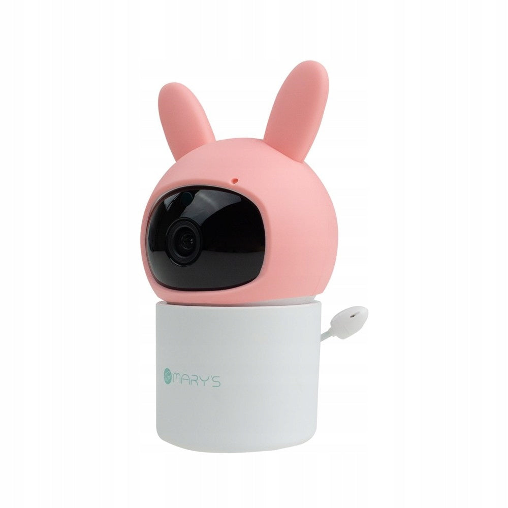 MARY'S Rotating Baby Monitor Electronic Rabbit Pink Packaging status original