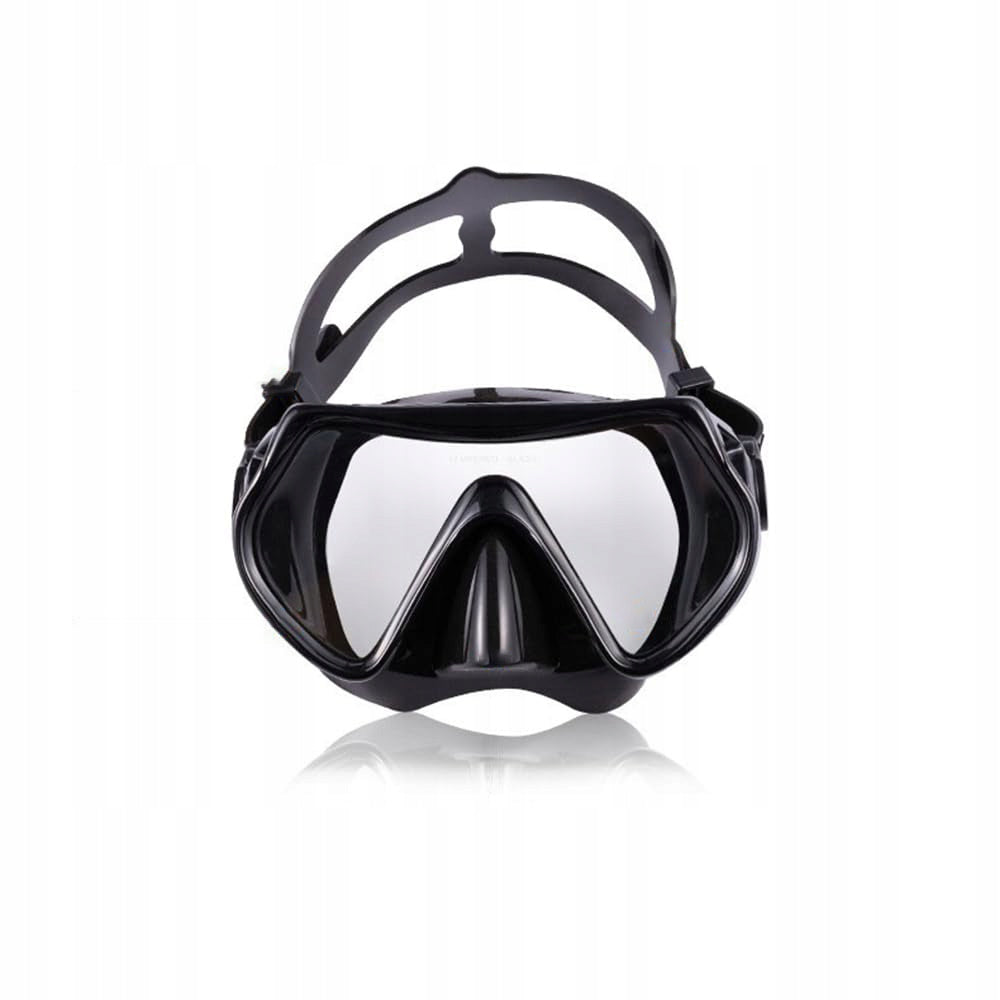 MASK AND SNORKEL DIVING GLASSES AND SNORKELING TUBE With fin L/XL Model hgkads32