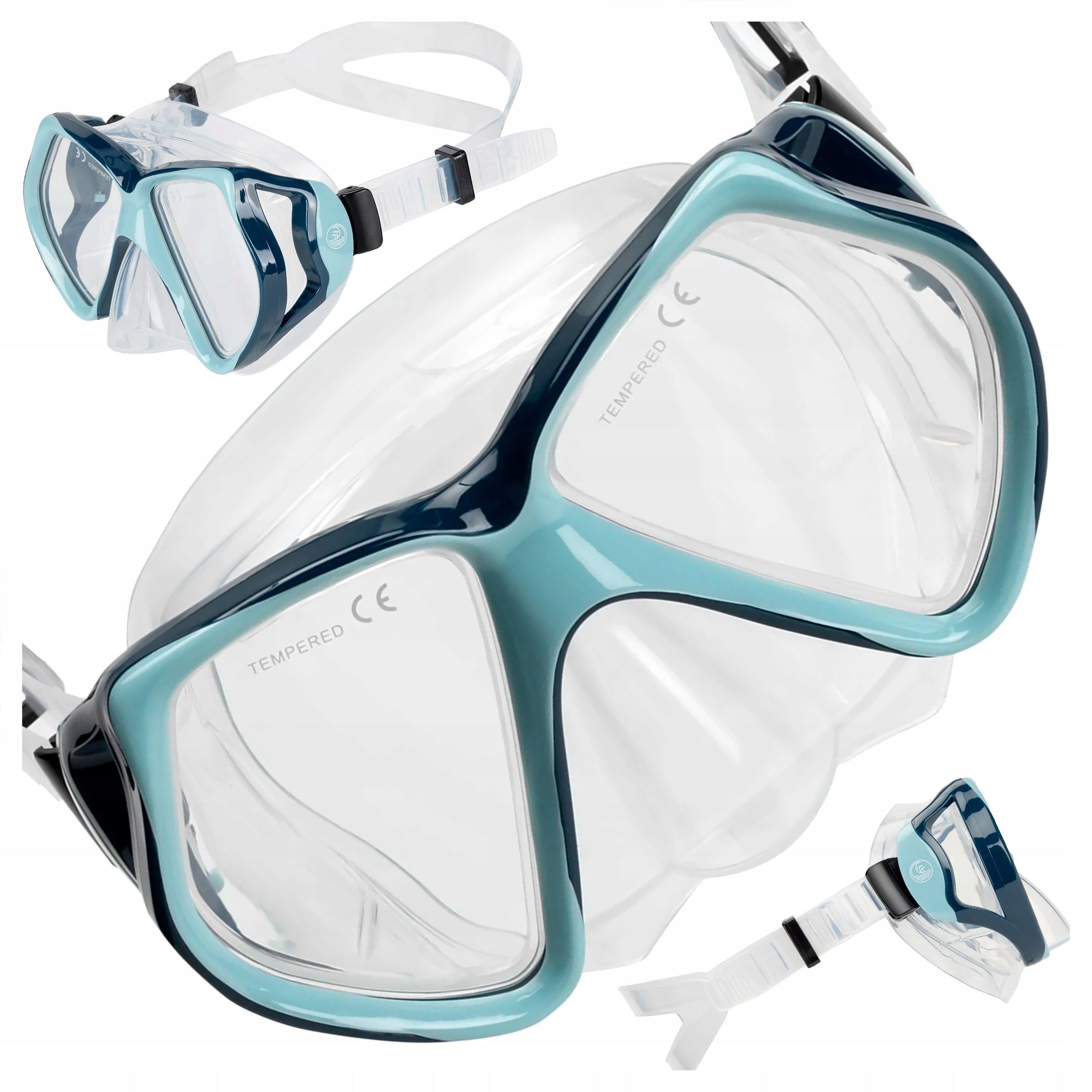 MASK AQUASTIC SHOAL FOR SNORKELING DIVING SWIMMING DOUBLE-GLAZED