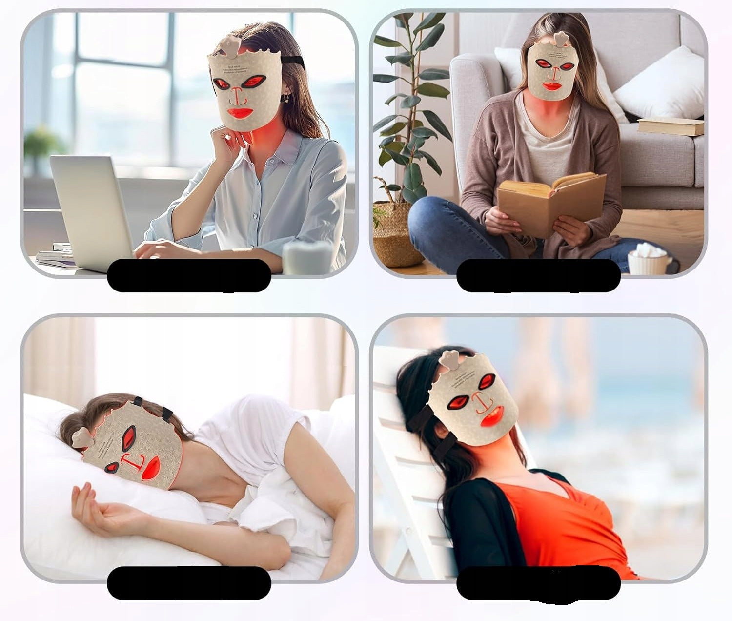 MASK LED LIGHT THERAPY ACNE TREATMENT DIFFERENT COLORS Manufacturer code MJ05