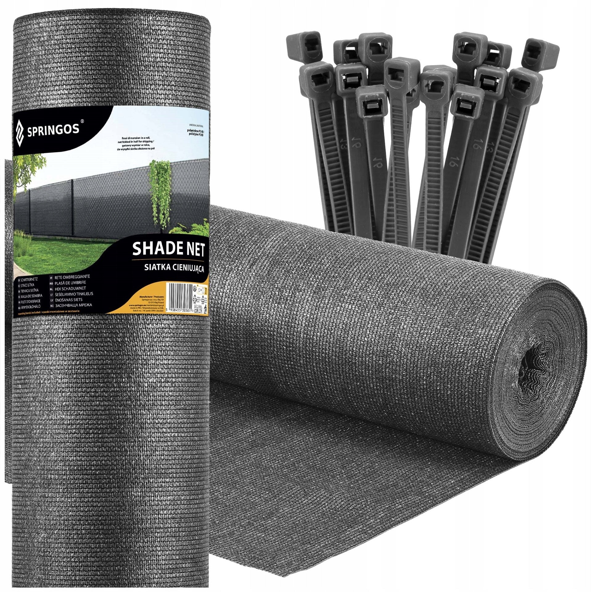 MASKING SHADING MESH 1,5x10m FENCE COVER 95% + UV