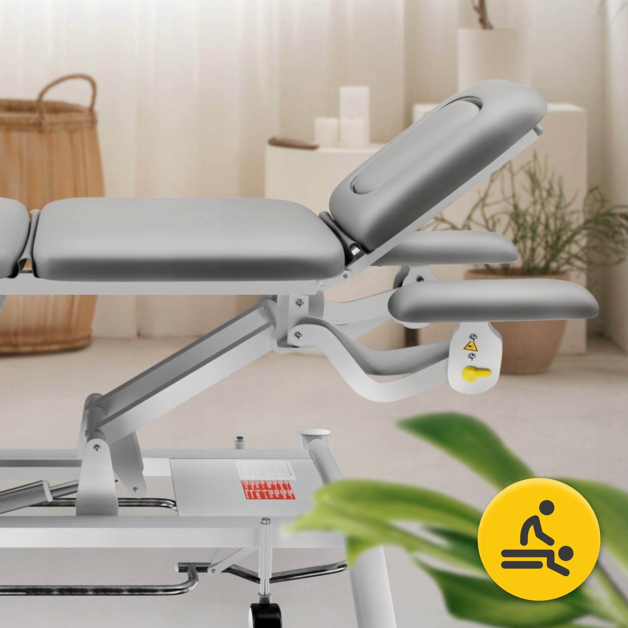 MASSAGE AND REHABILITATION TABLE ELECTRIC ADJUSTABLE STATIONARY BED Packaging status original