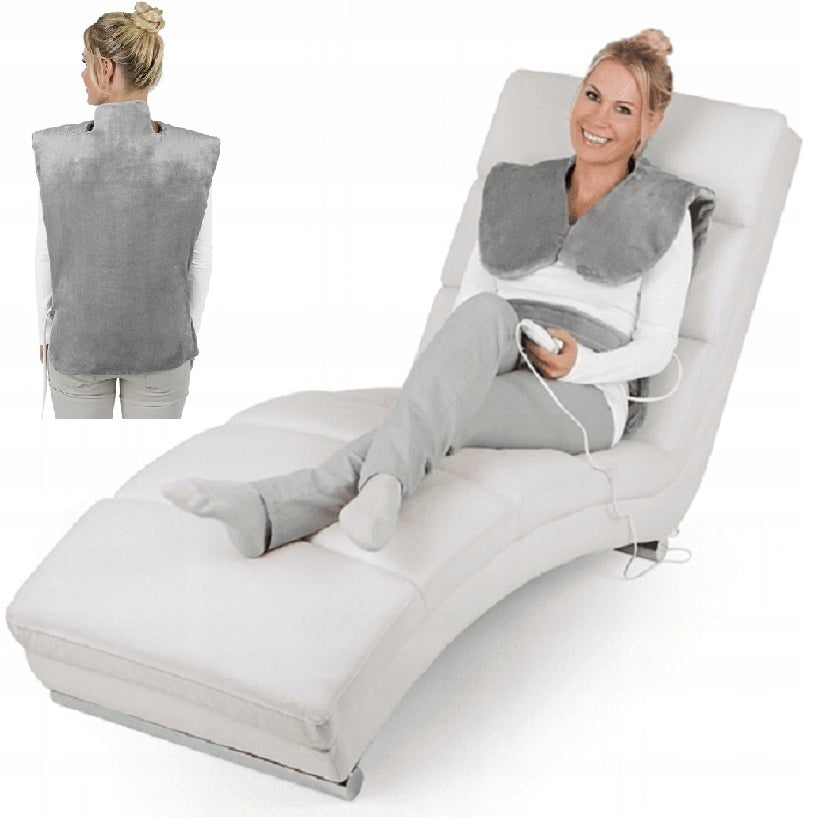 MASSAGE BLANKET WITH HEATING BACK NECK - REMOTE CONTROL