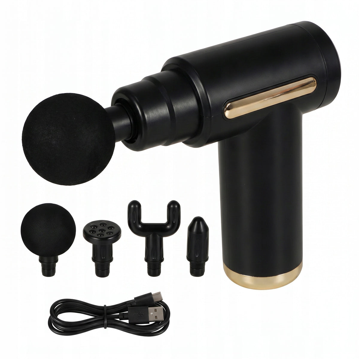 MASSAGE GUN 4 TIPS USB-C 6 MODES