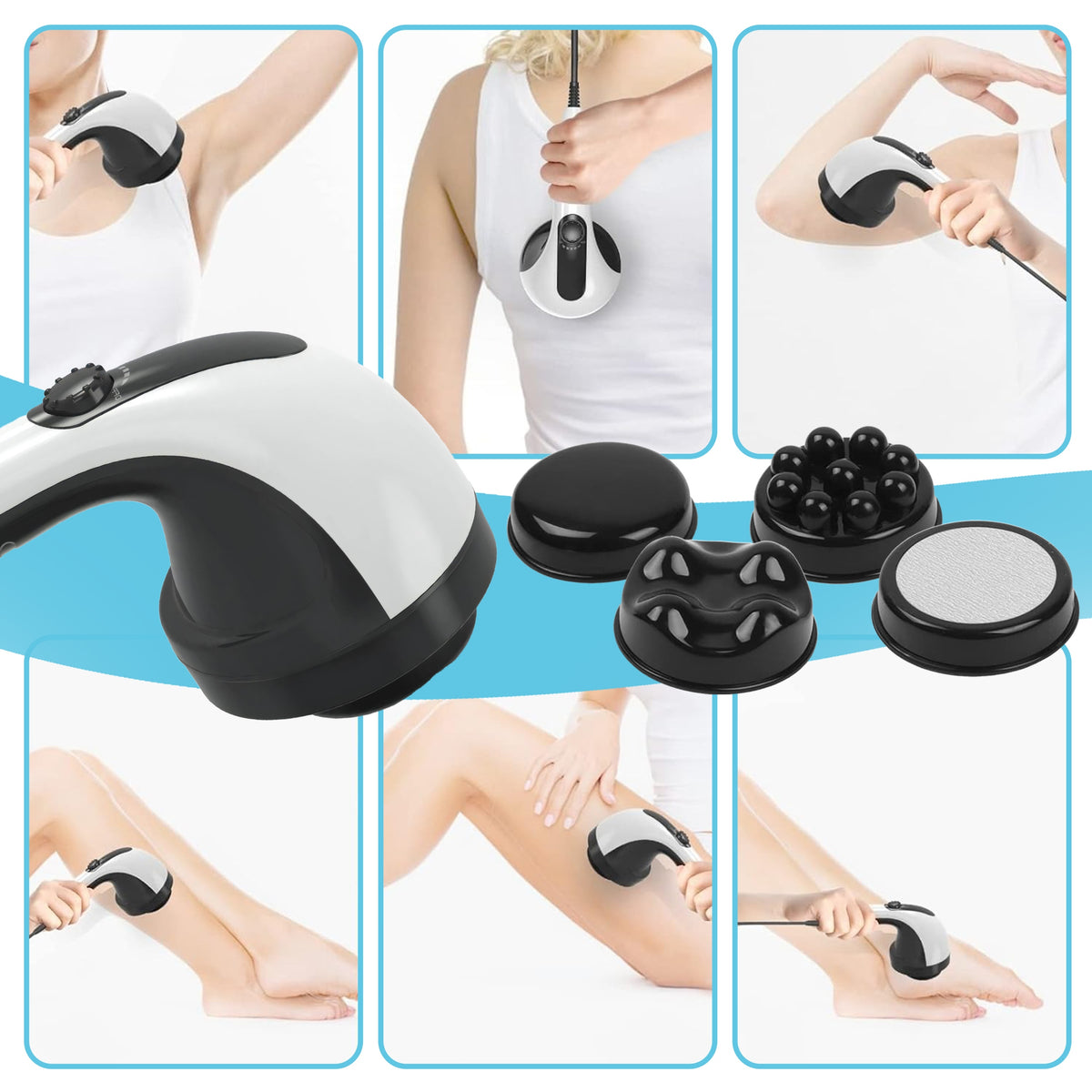 MASSAGE GUN ANTI-CELLULITE SLIMMING MASSAGER FOR CELLULITE 5in1 Medical device no