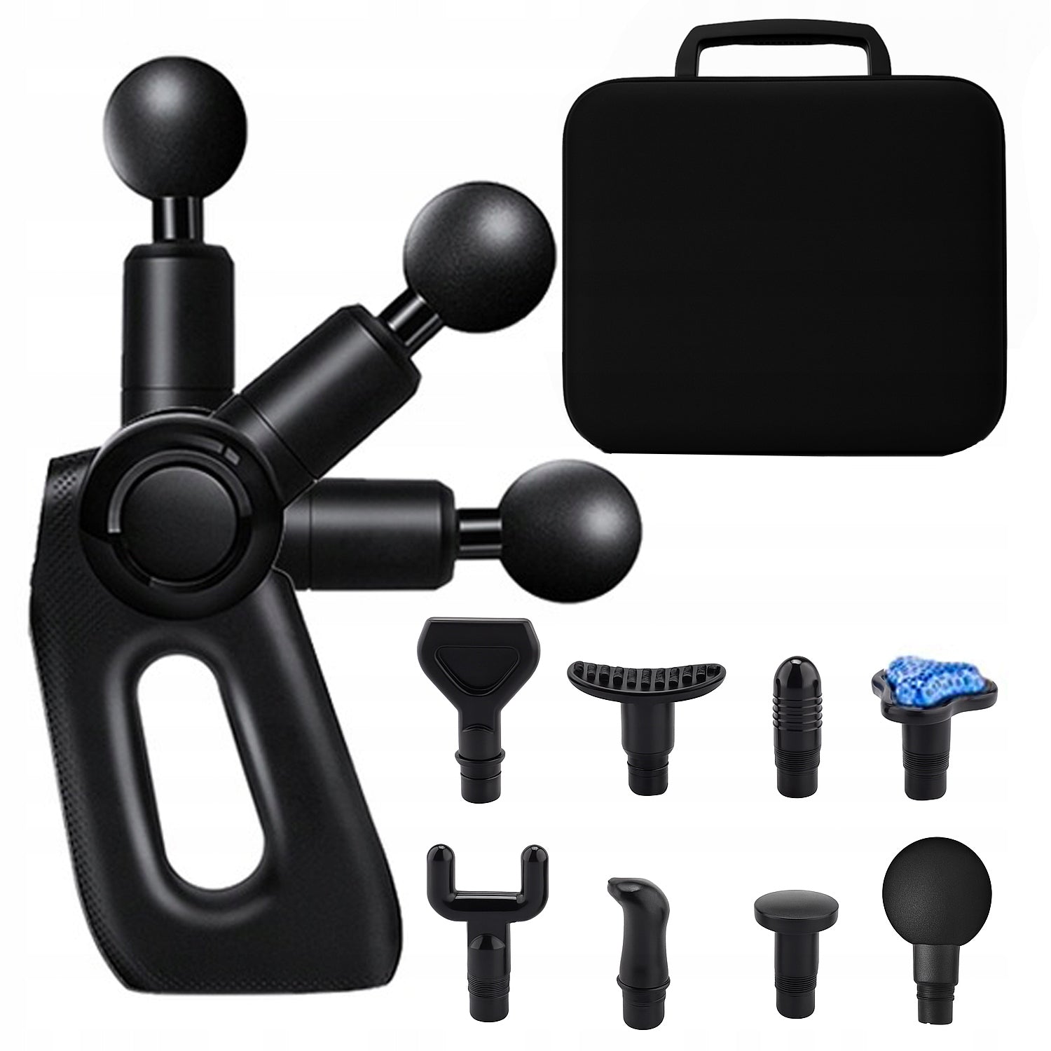 MASSAGE GUN BACK MASSAGER Neck Feet 8 Tips Set