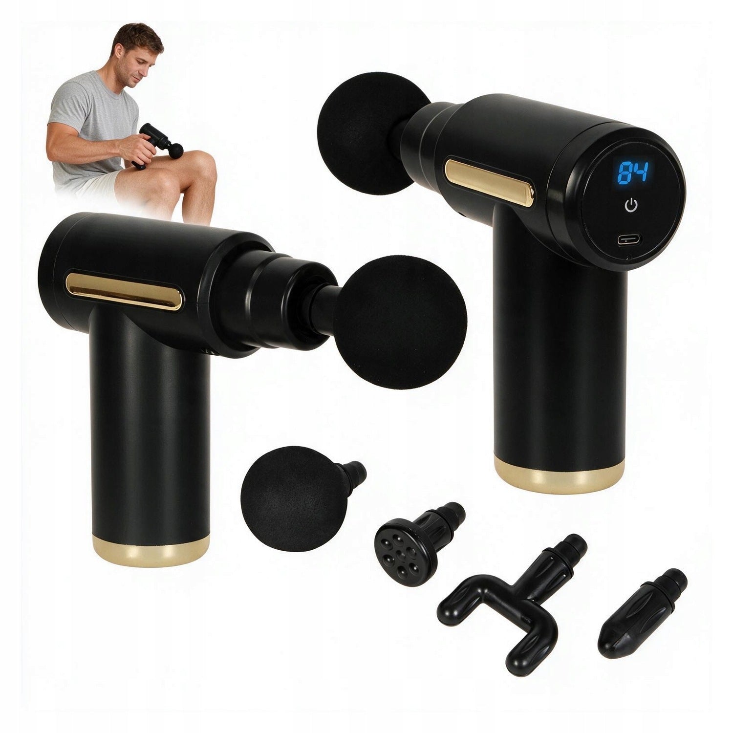MASSAGE GUN BACK NECK BODY 6 SPEED USB-C