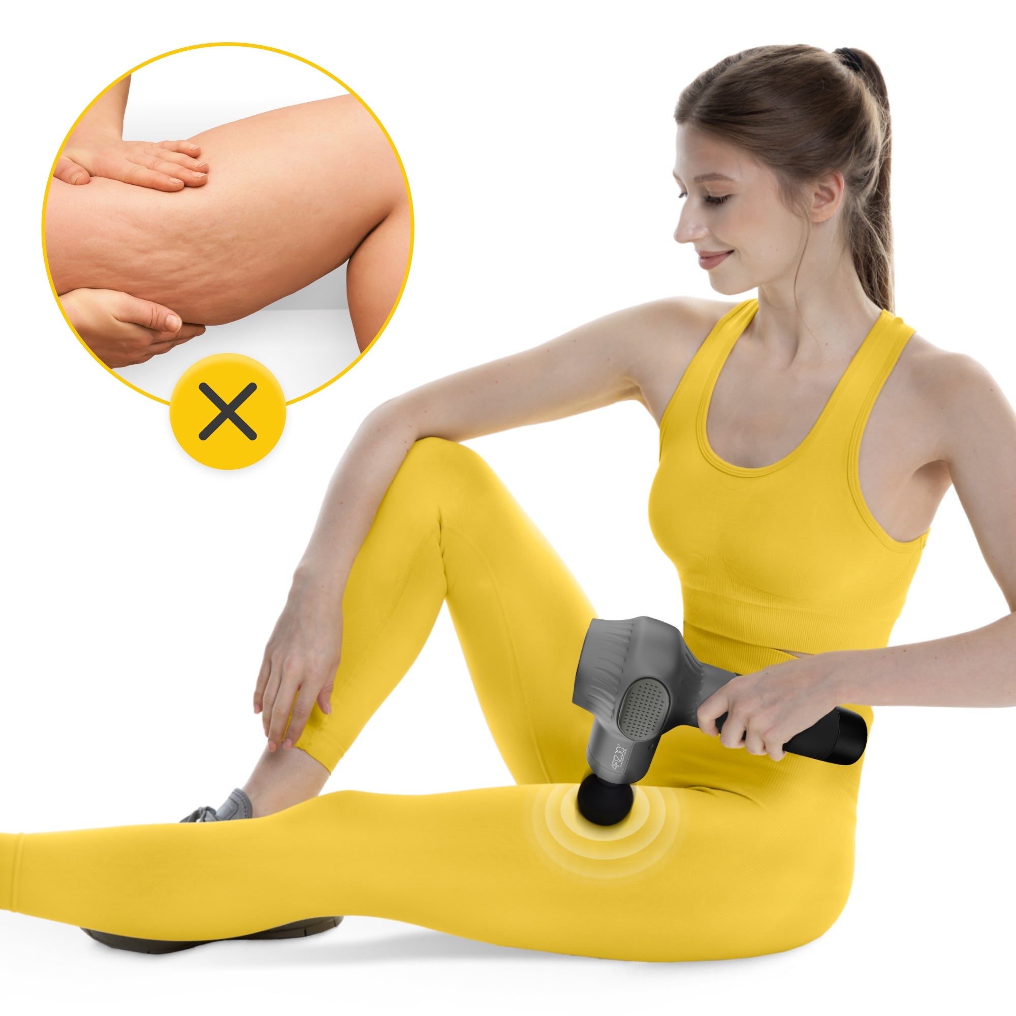 MASSAGE GUN BODY BACK VIBRATION MASSAGER STRONG 8HEAD GUN SET Manufacturer code PISTOLET DO MASAŻU MG04