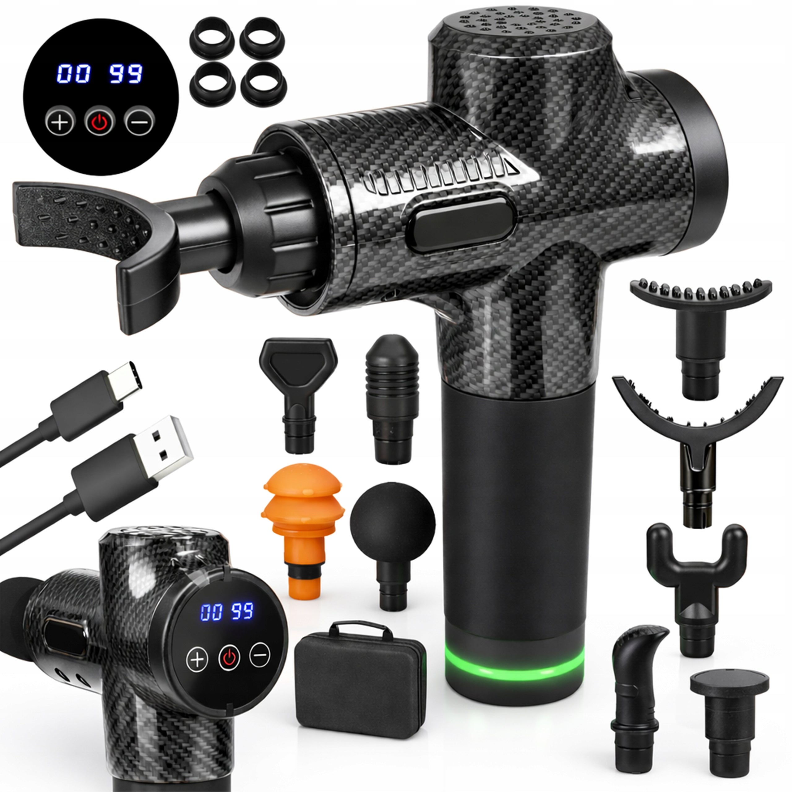 MASSAGE GUN NECK BACK MASSAGER PR0+ 10 TIPS