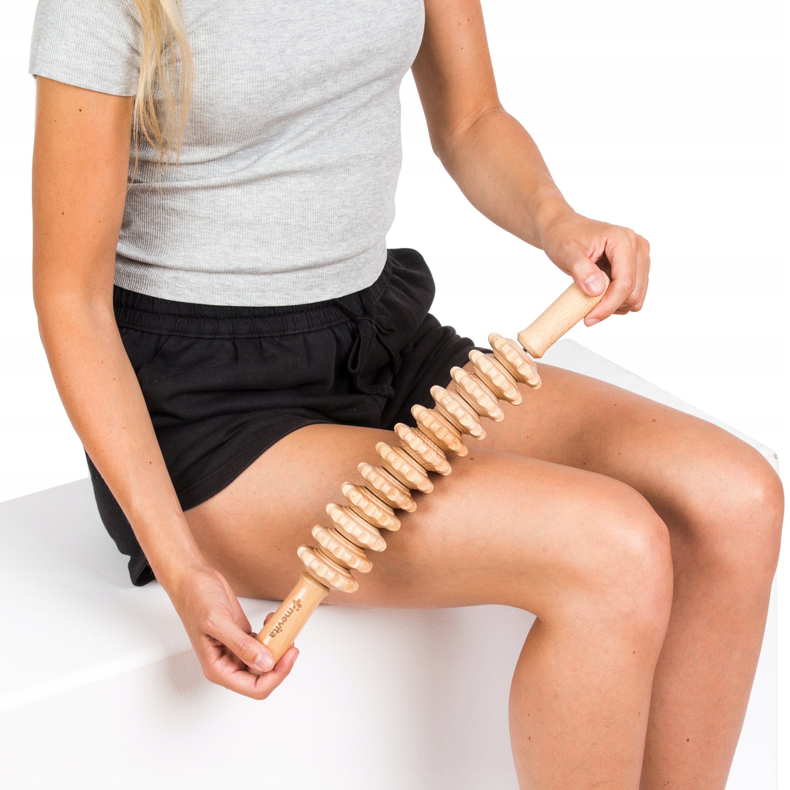 MASSAGE ROLLER Wooden Body Massager Roller Anti-Cellulite Profiled EAN (GTIN) 5906702716360