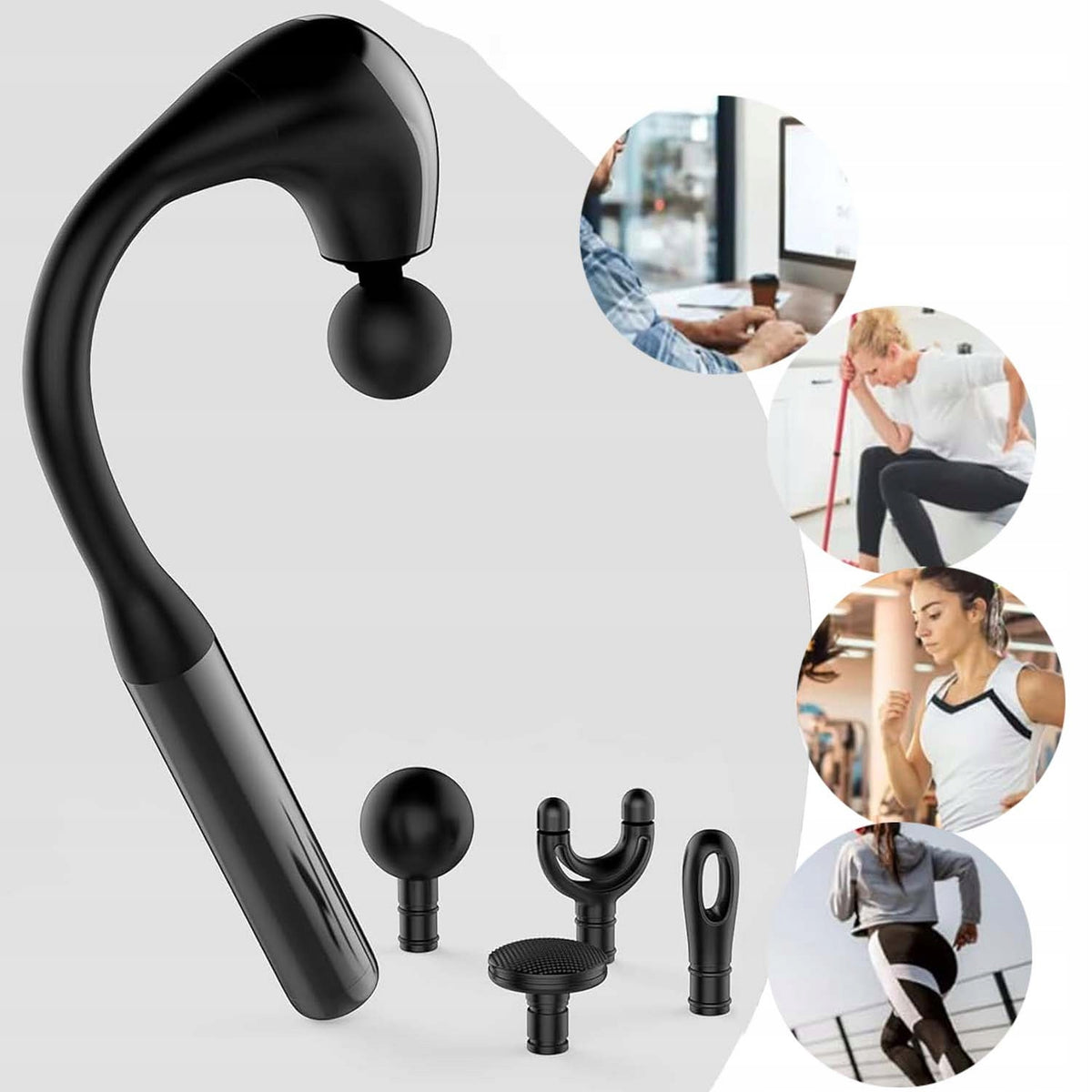 MASSAGER FOOT NECK BACK MASSAGE GUN / MASSAGE ALL PARTS OF THE BODY Packaging status original