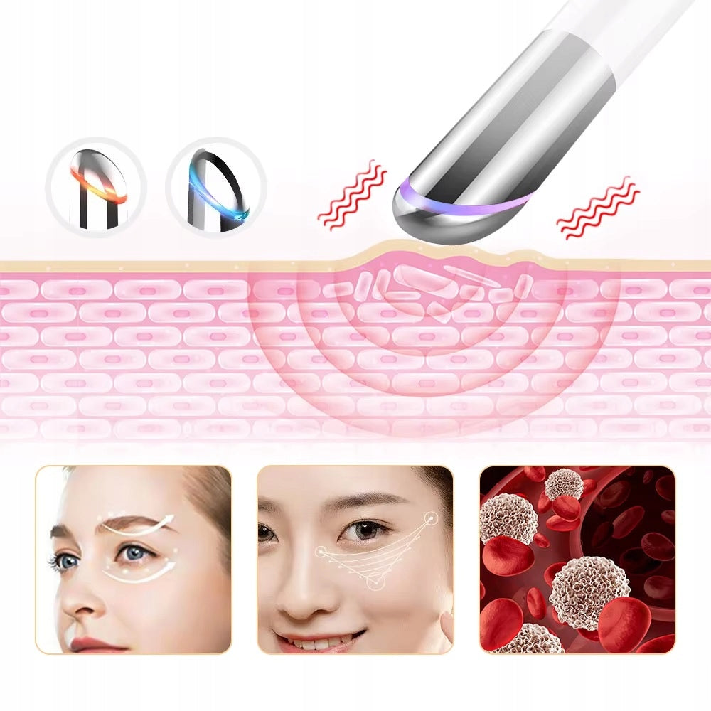 MASSAGER FOR EYE AREA IPL LIGHT RED BLUE PURPLE VIBRATION Brand PDS