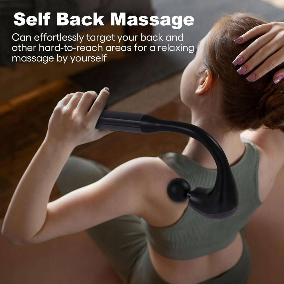 MASSAGER MASSAGE GUN WITH EXTENDED HANDLE JA-G4 Packaging status original