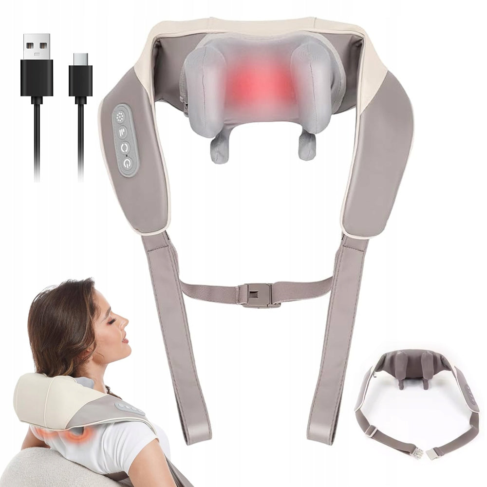 MASSAGER NECK BACK BODY MASSAGE DEVICE HEATED MASSAGE