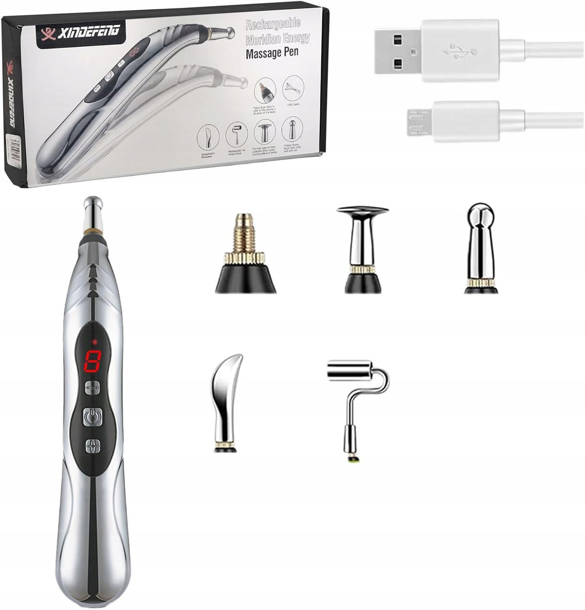 MASSAGER PEN ELECTRONIC PEN FOR ACUPUNCTURE ANALGESIC 9 GEAR Packaging status original