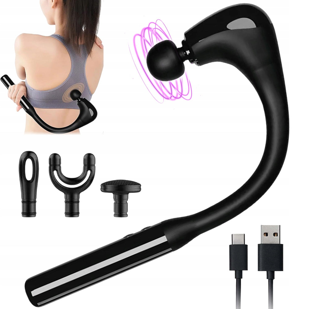 MASSAGER VIBRATION GUN FOR NECK MASSAGE BODY BACK 4TIPS 5-speed