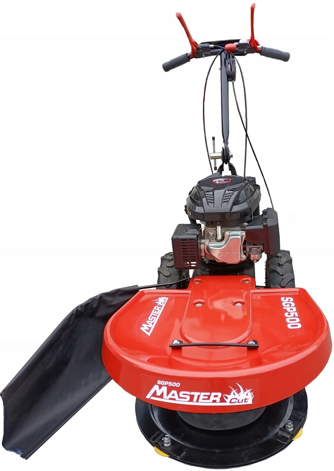 MASTERCUT SGP500 PETROL MOWER ROTARY DRUM GRASS BUSHES Engine displacement 196 cm³