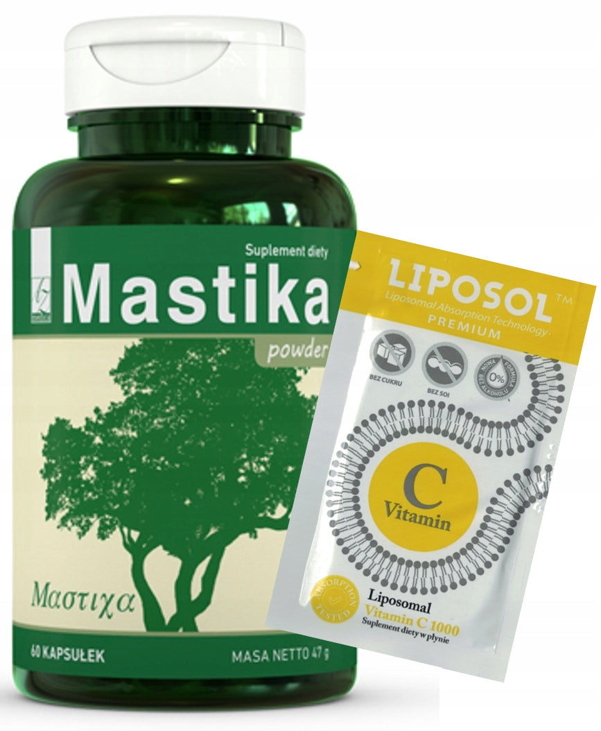 MASTIKA | bacterial stomach ulcers | Helicobacter Pylori | 60 kaps.