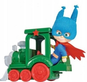 Lėlė - superherojė su traukiniu Simba Maša ir Lokys, 109302119