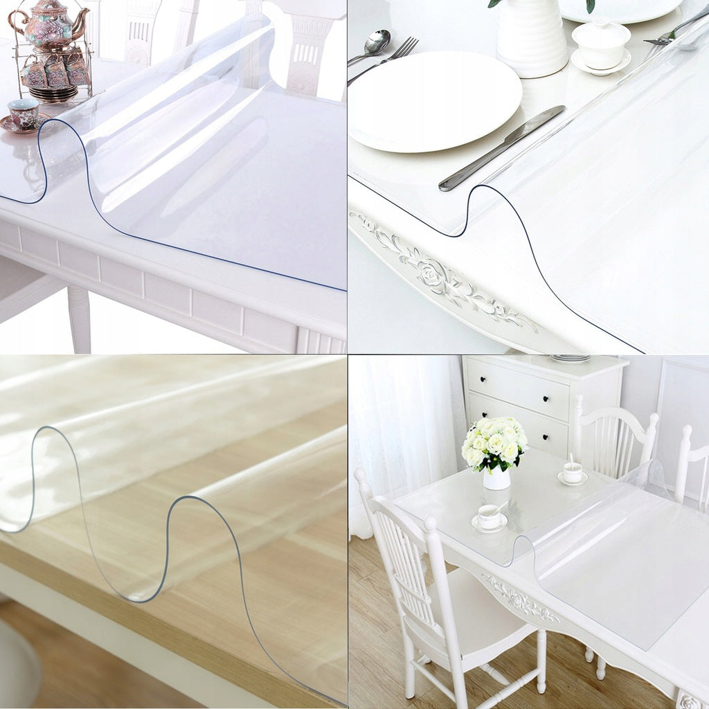 MAT DESK PROTECTIVE PAD TABLE 1MM 200x100 Soft Glass Color transparent