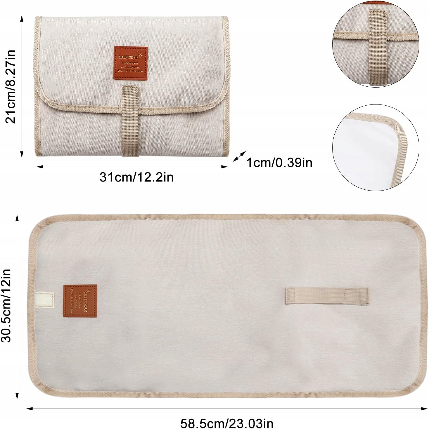 MAT TRAVEL CHANGING PAD FOR BABIES FOLDING Packaging status original