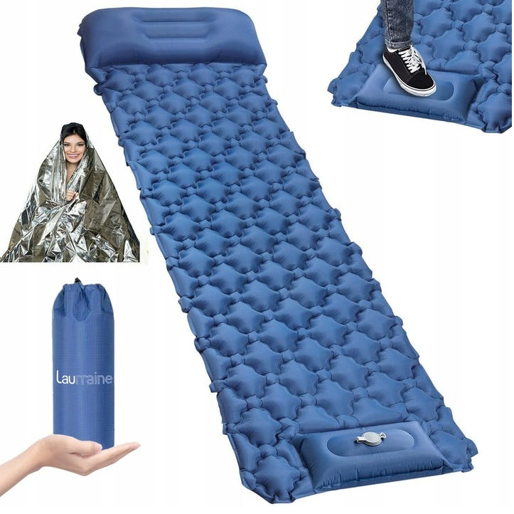 MAT TREKKING MATTRESS Self-inflating PUMP + TENT BLANKET SUMMER FOR FISHING Manufacturer code TREK&HIKE