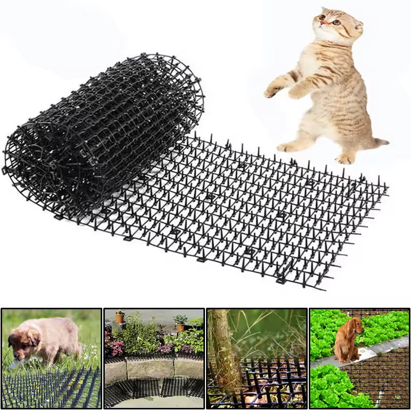 MAT WITH SPIKES REPELLENT CATS BARBED DOGS SAFE 4m x 30cm Packaging status original