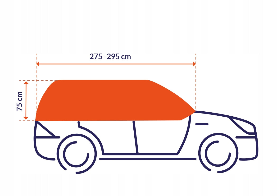 MATA for car half cover for all windows WINTER/SUMMER hatchback M/L Packaging status original