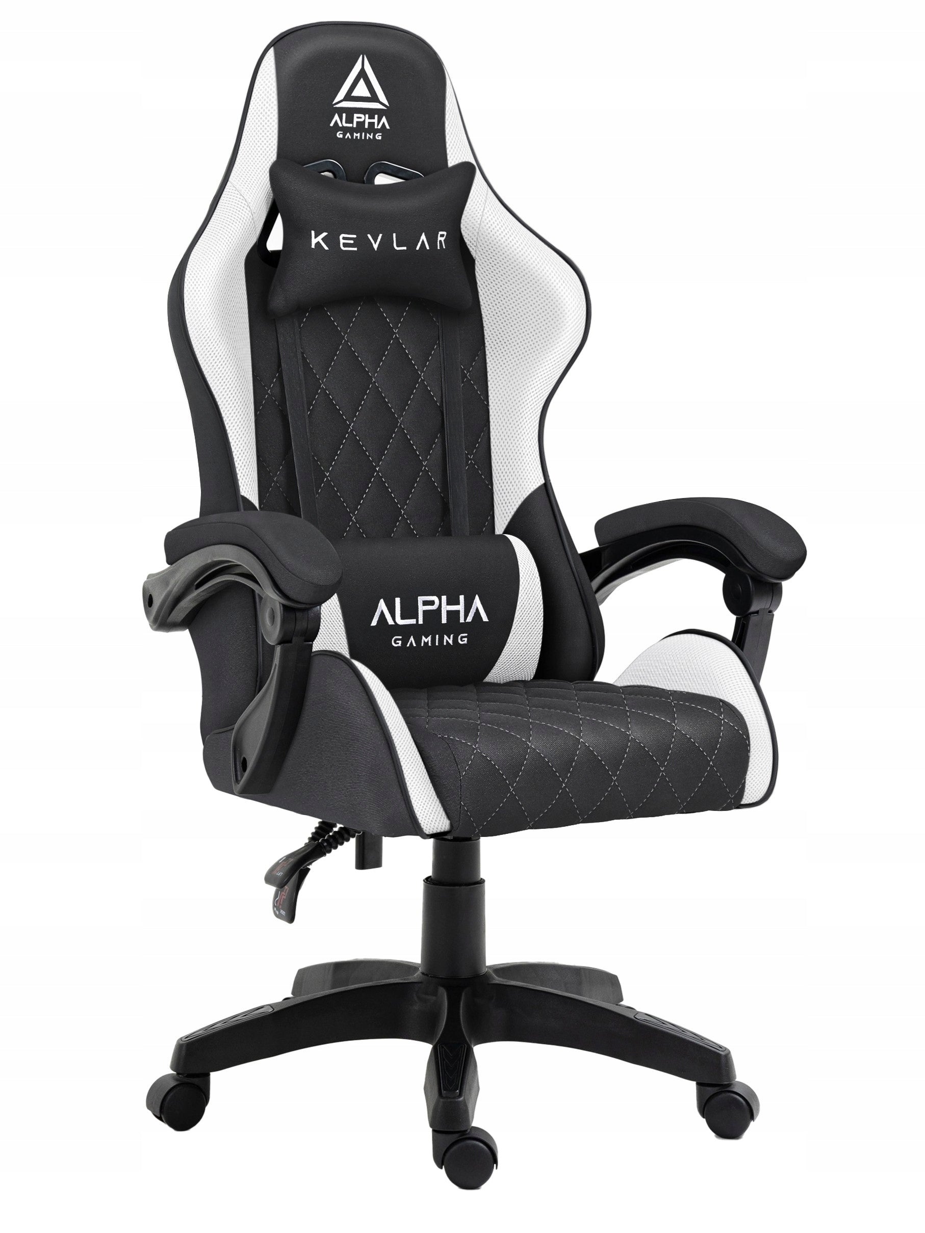 MATERIAL GAMING CHAIR ALPHA GAMING KEVLAR OFFICE SWIVEL CHAIR Manufacturer code ALPHA GAMING KEVLAR WHT