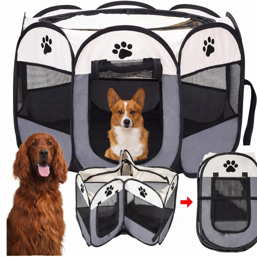 MATERIAL PLAYPEN FOR CAT DOG FOLDING 115X115X60 WATERPROOF XXL
