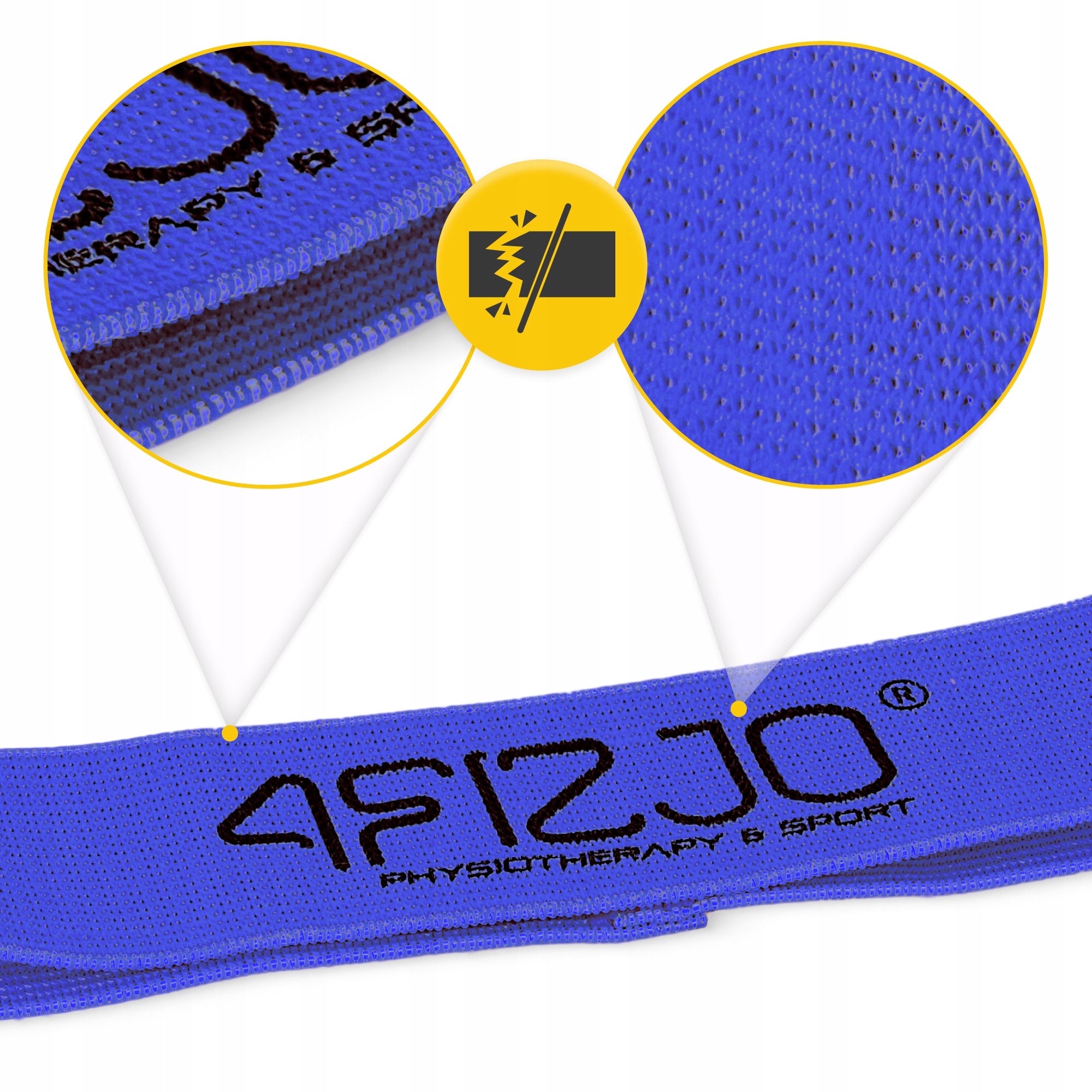 MATERIAL RUBBER FLEX BAND MINI FOR EXERCISE FITNESS PILATES RESISTANCE 10-15 kg Model Guma do ćwiczeń 10-15 kg 1 szt.