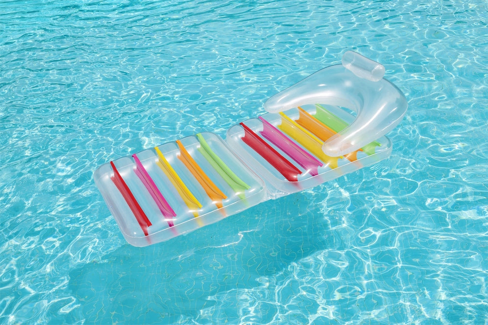 MATTRESS INFLATABLE BEACH SWIMMING CHAIR BESTWAY Color multicolor