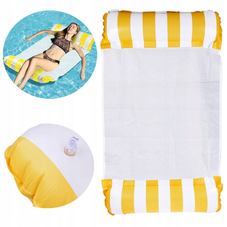 MATTRESS INFLATABLE BEACH WATER HAMMOCK WITH NET FOR SWIMMING WATER BESTWAY