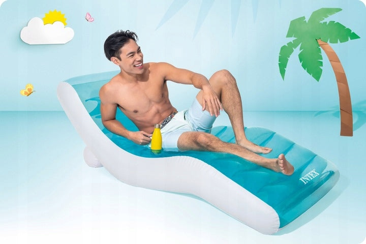 MATTRESS INFLATABLE CHAIR FOR SWIMMING POOL BEACH 191x99cm INTEX 56874 Brand Intex