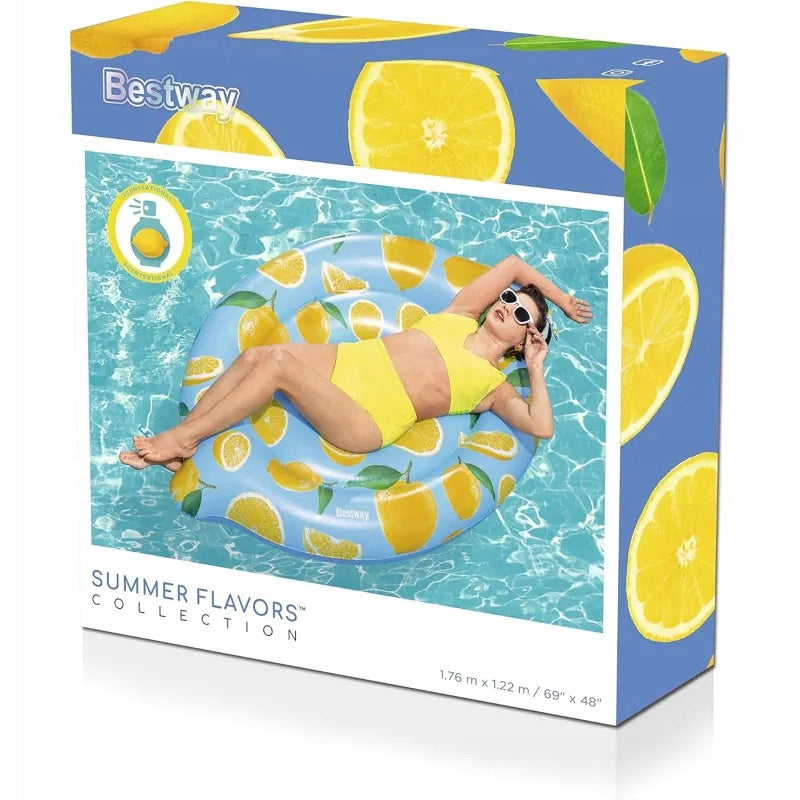 MATTRESS INFLATABLE SCENTED lemon 176X122 CM Packaging status original