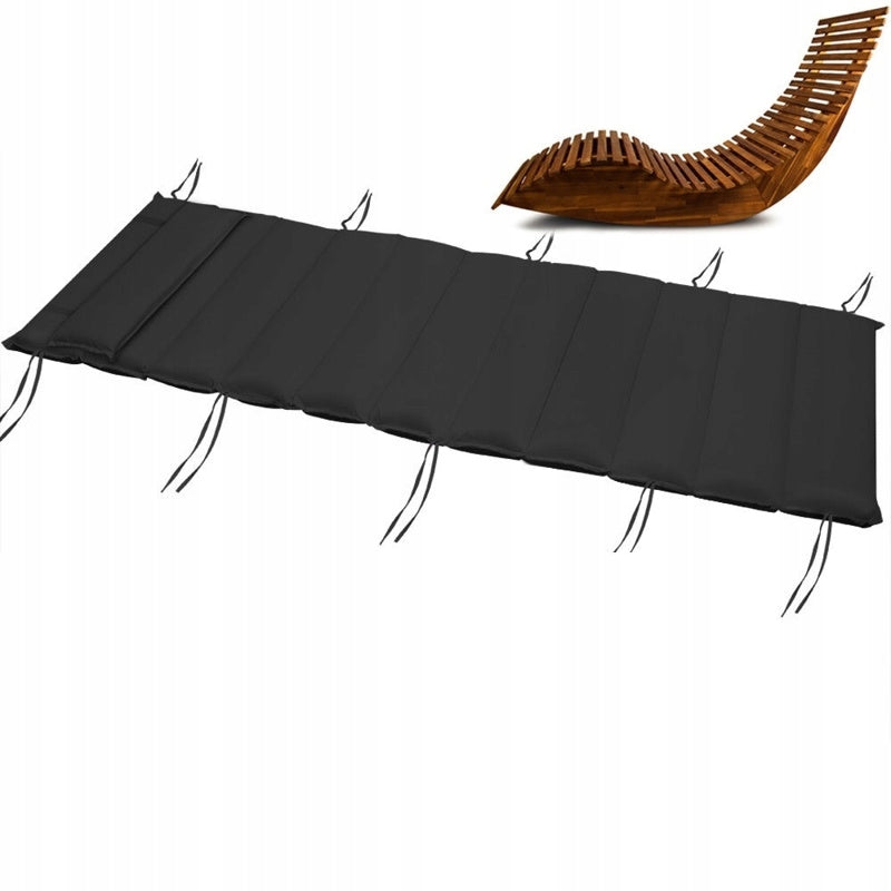 MATTRESS PILLOW FOR SUN LOUNGER 177x58x7cm GREY