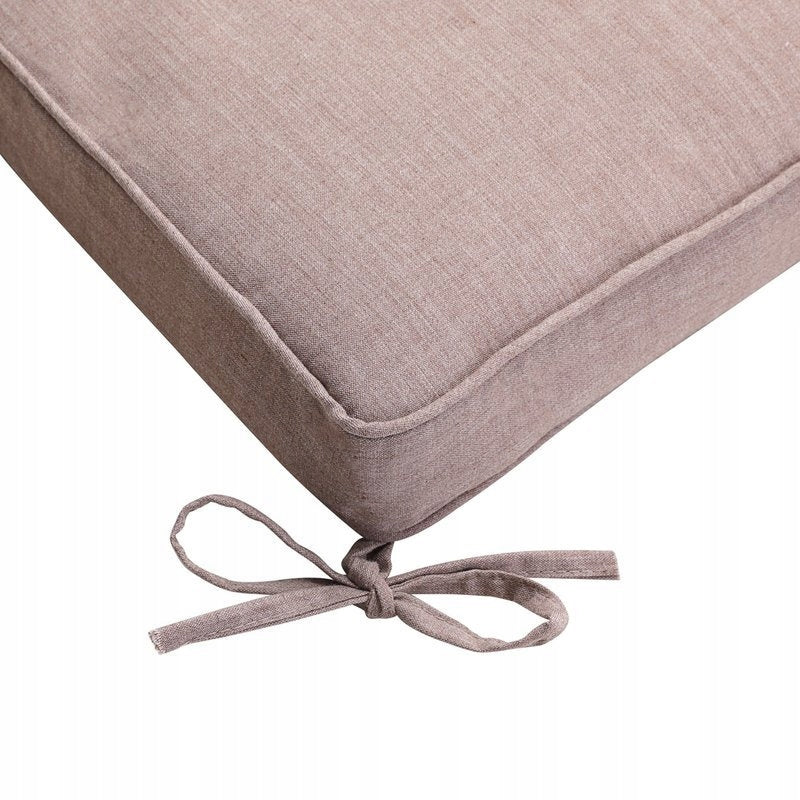 MATTRESS PILLOW FOR SUN LOUNGER 186x42x5 CREAM Cushion thickness 5 cm