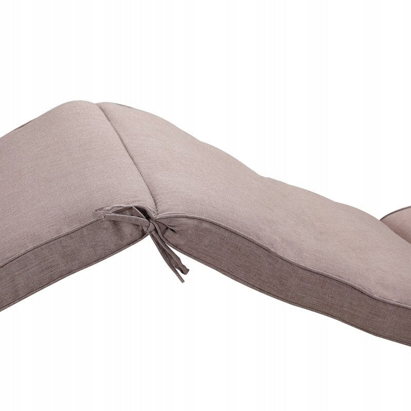 MATTRESS PILLOW FOR SUN LOUNGER 186x42x5 CREAM Pillow length 186 cm