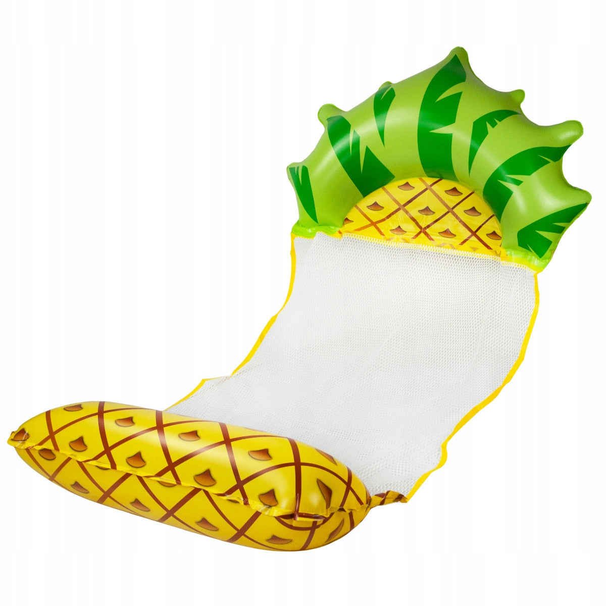 MATTRESS WATER HAMMOCK INFLATABLE PINEAPPLE SUN LOUNGER FOR SWIMMING WITH BEACH NET