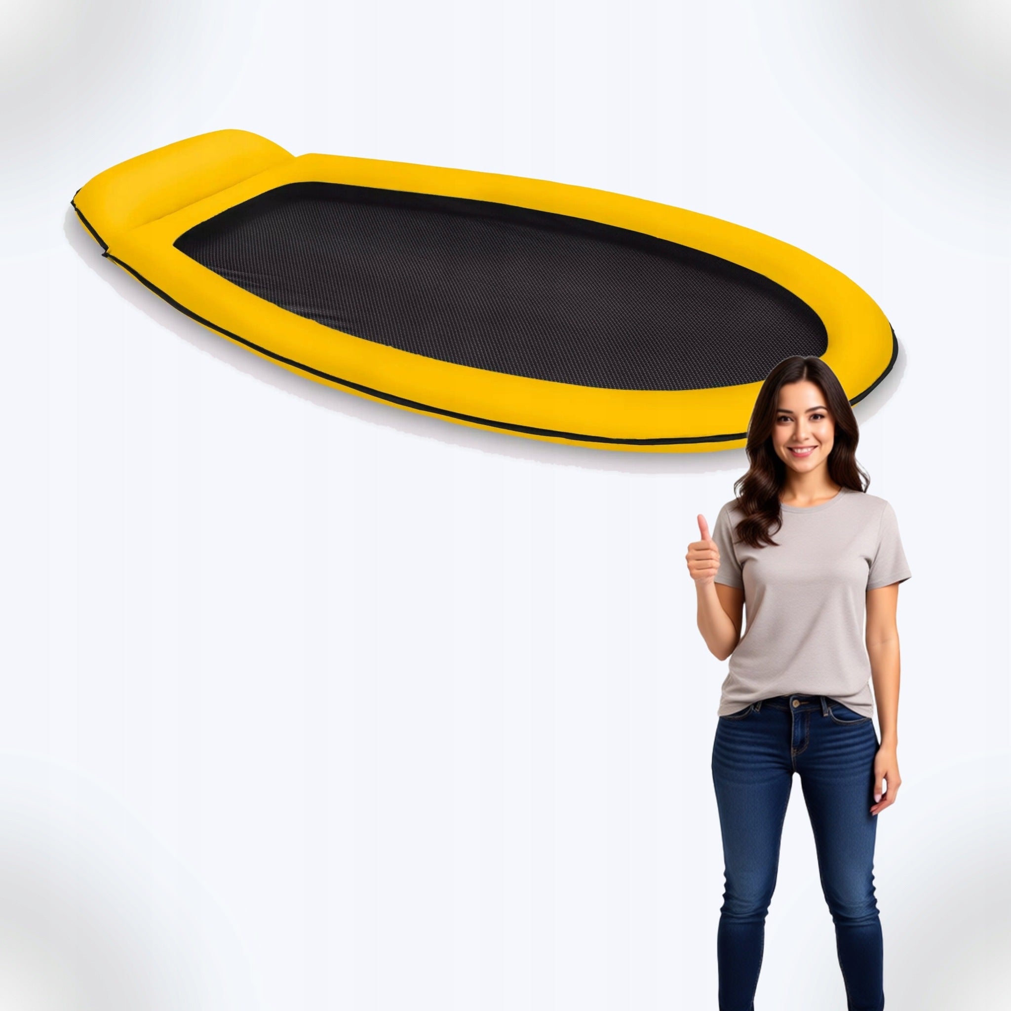 MATTRESS WITH MESH INTEX 58836 YELLOW 178 CM X 94 CM