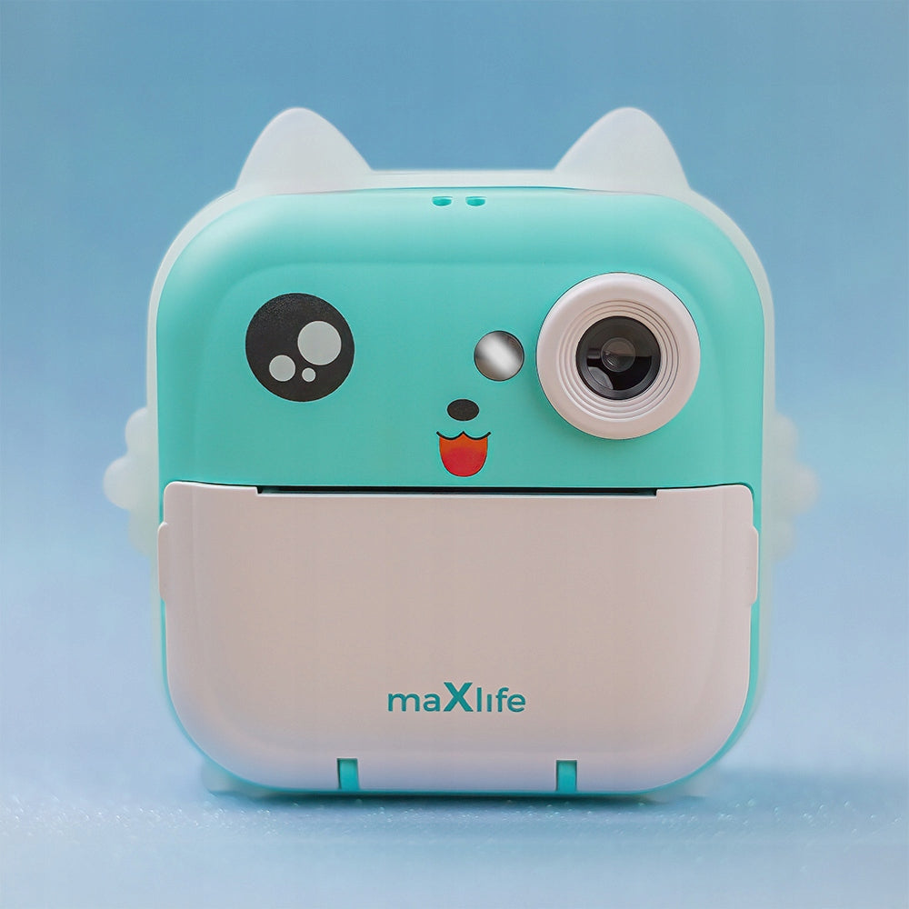 MAXLIFE PRINTING CAMERA MXPC-100 BLUE Packaging status original