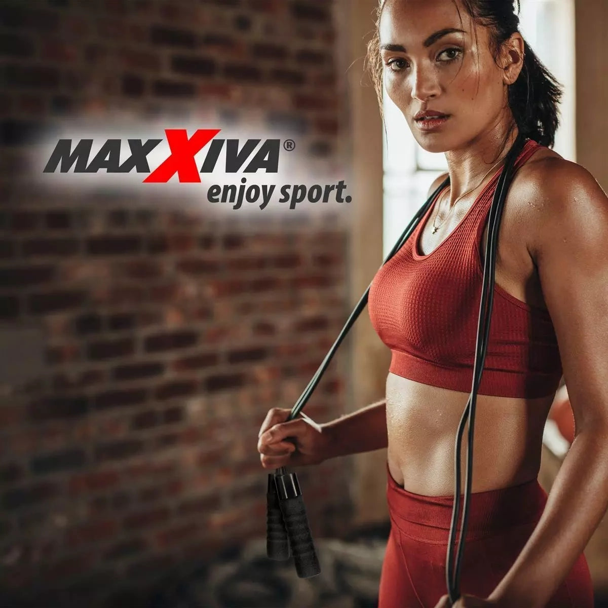 MAXXIVA JUMP ROPE FOR CROSSFIT TRAINING MMA FITNES 280CM ADJUSTABLE TRAINING Packaging status original