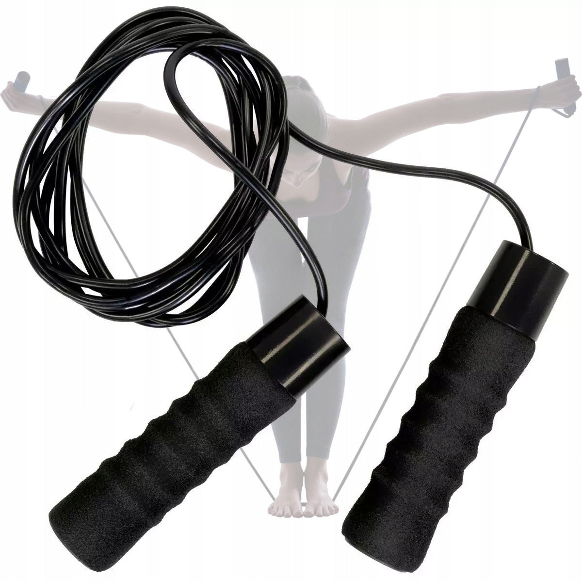 MAXXIVA JUMP ROPE FOR CROSSFIT TRAINING MMA FITNES 280CM ADJUSTABLE TRAINING