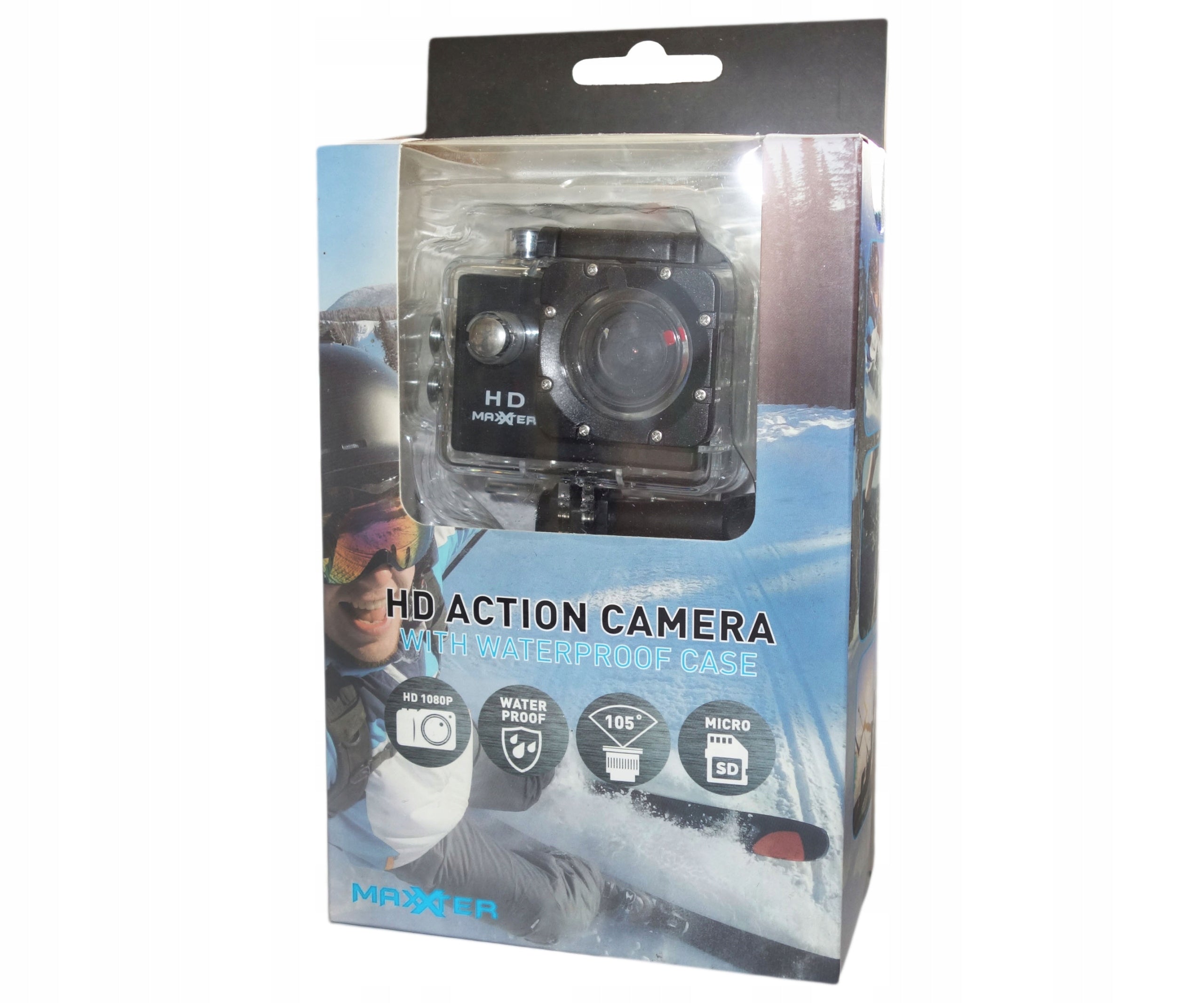 MAXXTER HD Sports Camera with Waterproof Case Action Camera ACT-ACAM-03
