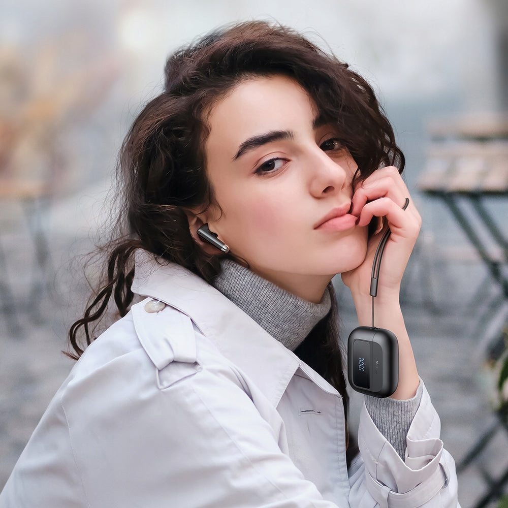MCDODO BLUETOOTH WIRELESS EARBUDS WITH MICROPHONE CASE AND STRAP Brand McDodo