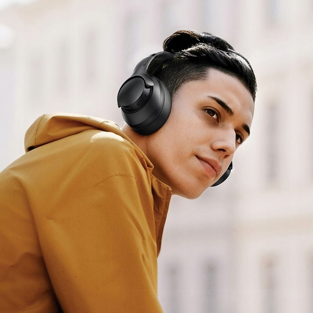 MCDODO BLUETOOTH WIRELESS ON-EAR HEADPHONES WITH MICROPHONE ENC BLACK Packaging status original