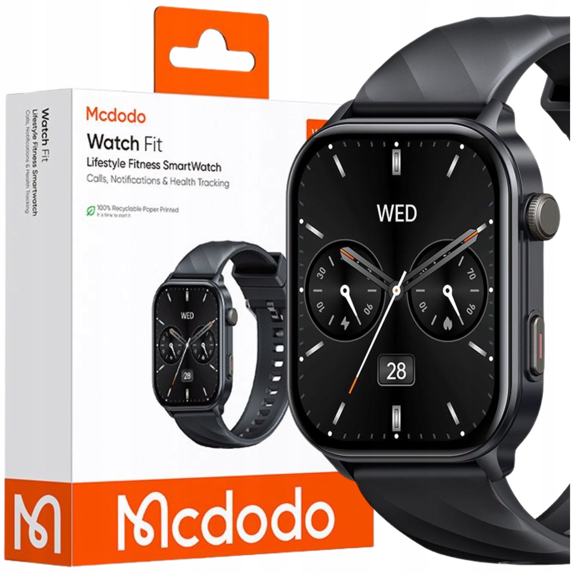 MCDODO SMARTWATCH WOMEN'S WATCH WITH TALK FUNCTION WATERPROOF GPS